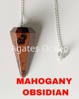 Mahogany Obsidian Pendulum