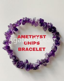 Amethyst Chips Bracelet