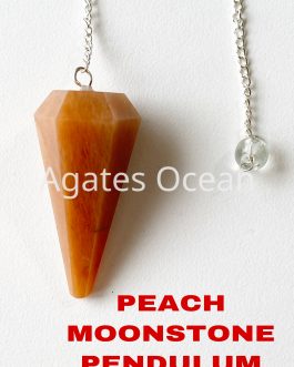 Peach Moonstone Pendulum