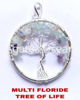 Multi Floride Tree of Life Pendant