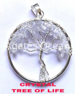 Crystal Tree of Life Pendant