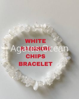 White Rainbow Chips Bracelet