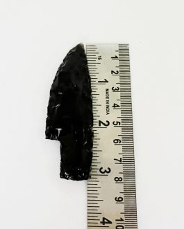 3 Inch Black Obsidian Knife