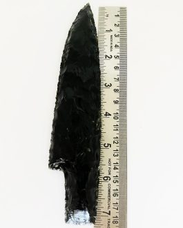 7 Inch Black Obsidian Knife