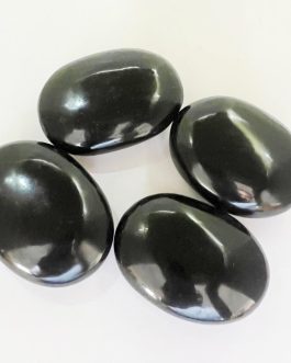 Black Obsidian Palm Stone