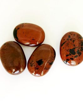 Mahogany Obsidian Palm Stone