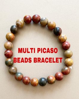 Multi Picaso Beads Bracelet