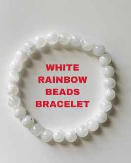 White Rainbow Beads Bracelet